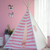 PETIT Pink Teepee With Mat and Lights - Kids Haven